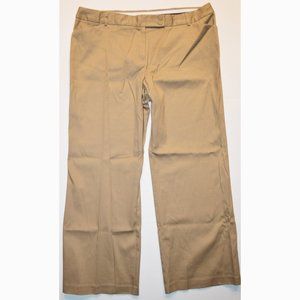 George Khaki London Fit Capri Pants 16P